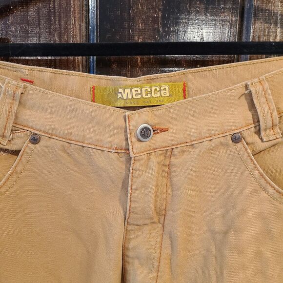 Mecca y2k vintage men's pants size 36/32, Khaki. JNCO skater grunge alternative - Picture 4 of 9